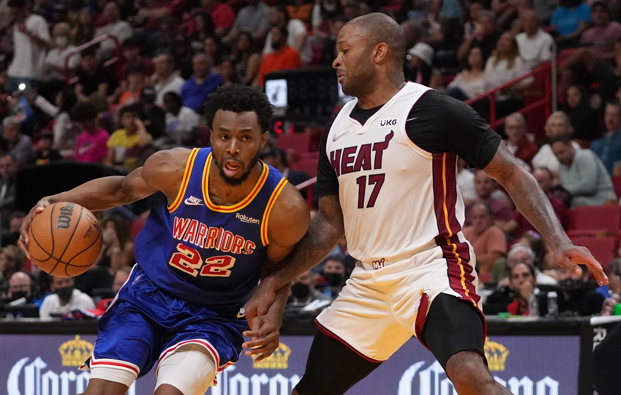 NBA: Golden State Warriors at Miami Heat