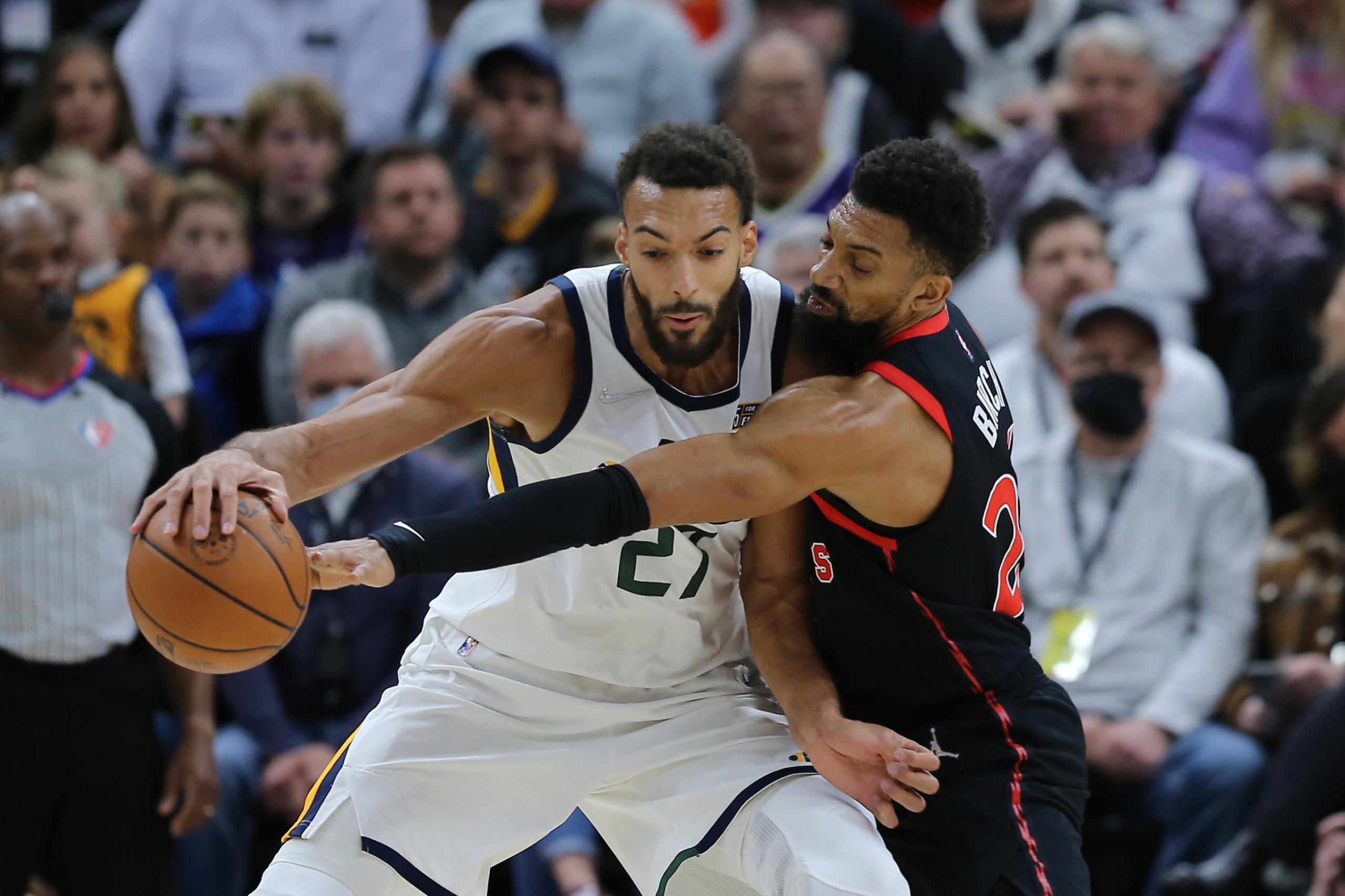 nba trades: rudy gobert toronto raptors