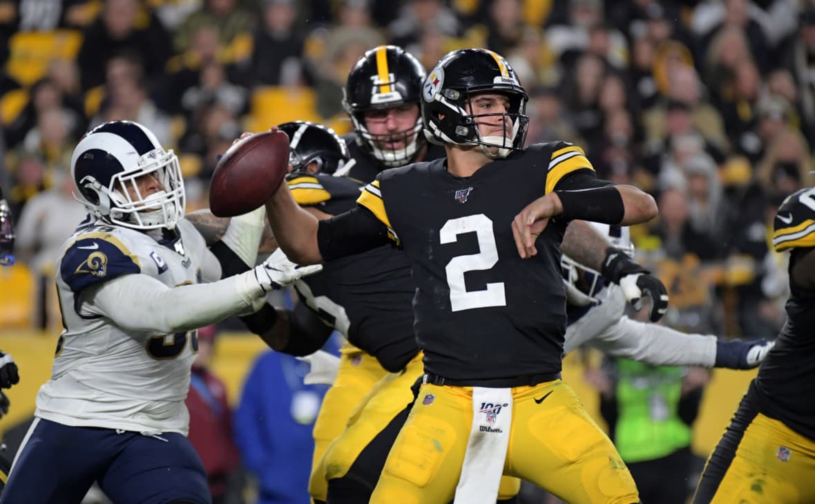 mason rudolph trade, los angeles rams