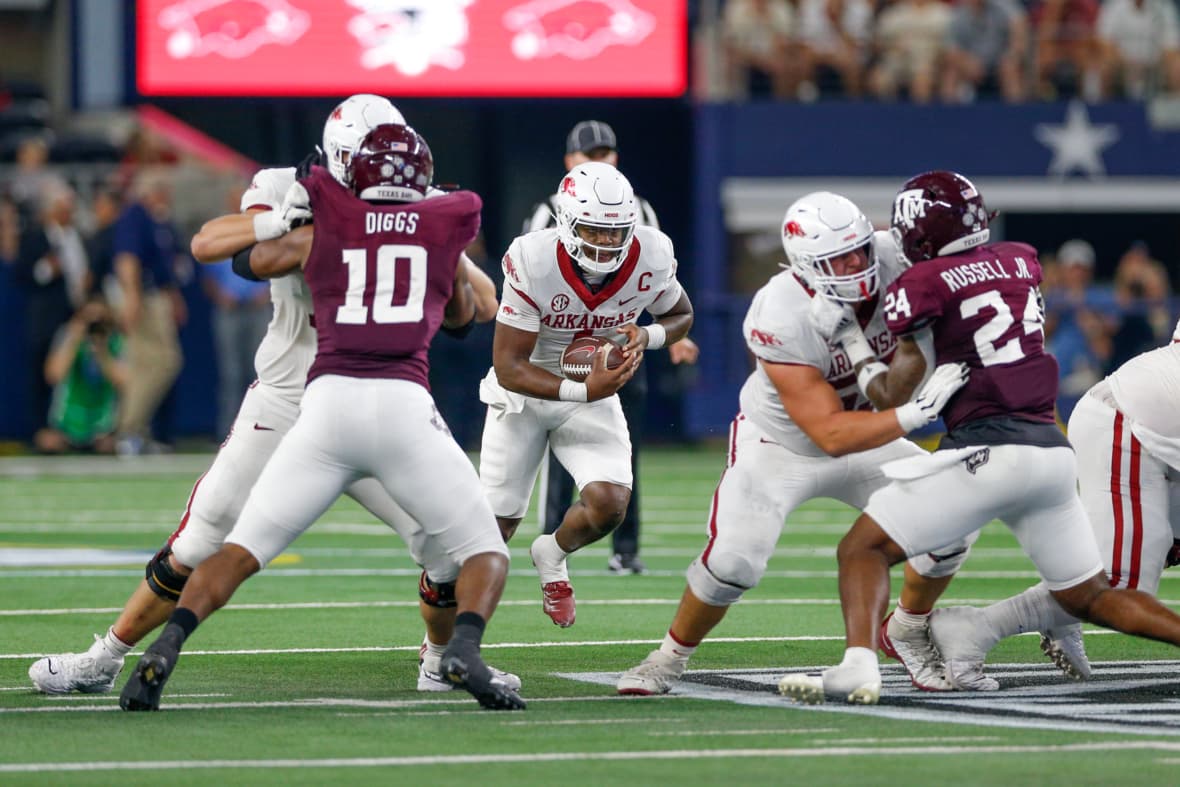 NCAA Football: Arkansas at Texas A&M