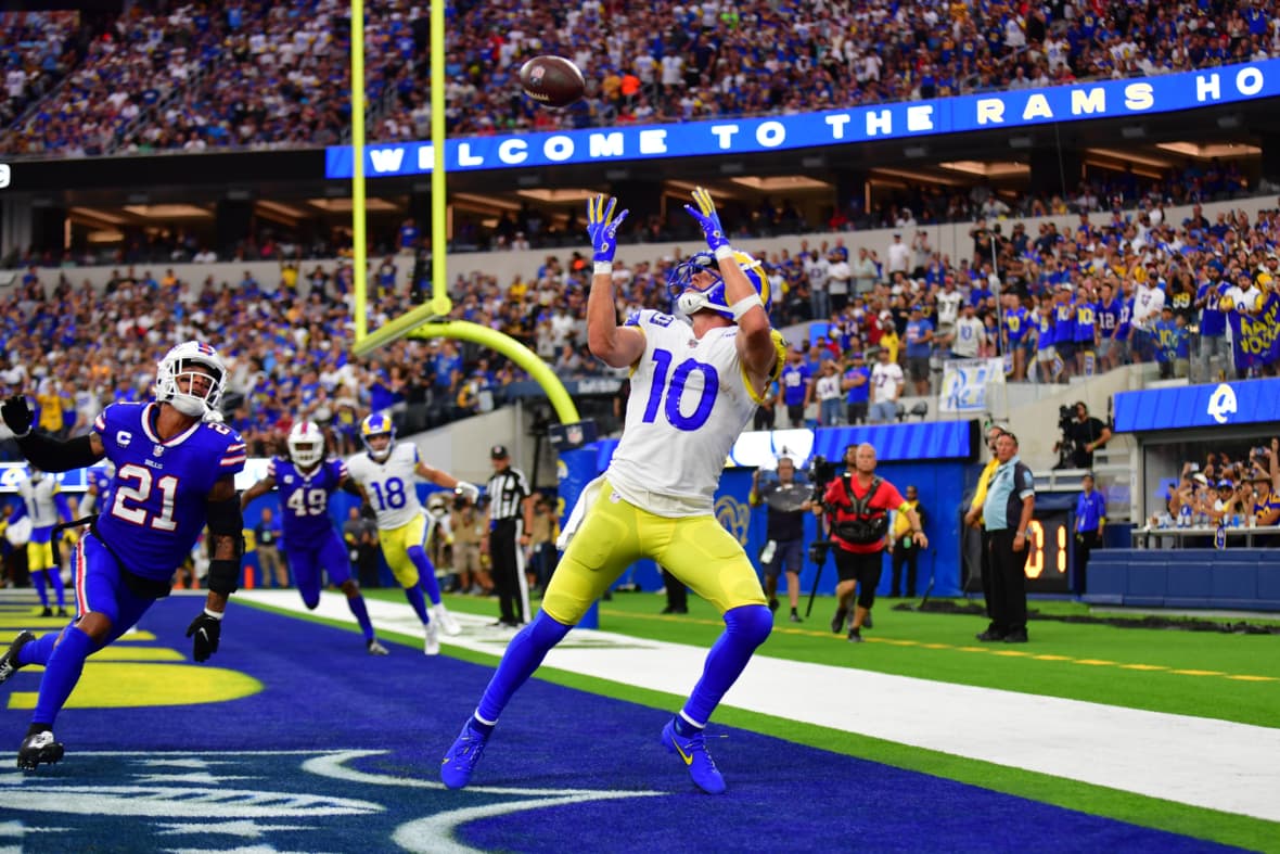 nfl: buffalo bills at los angeles rams: cooper kupp