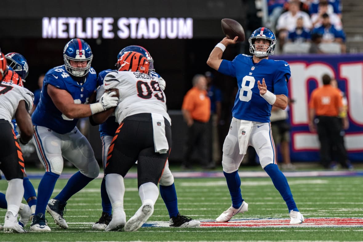 nfl week 1: daniel jones, new york giants