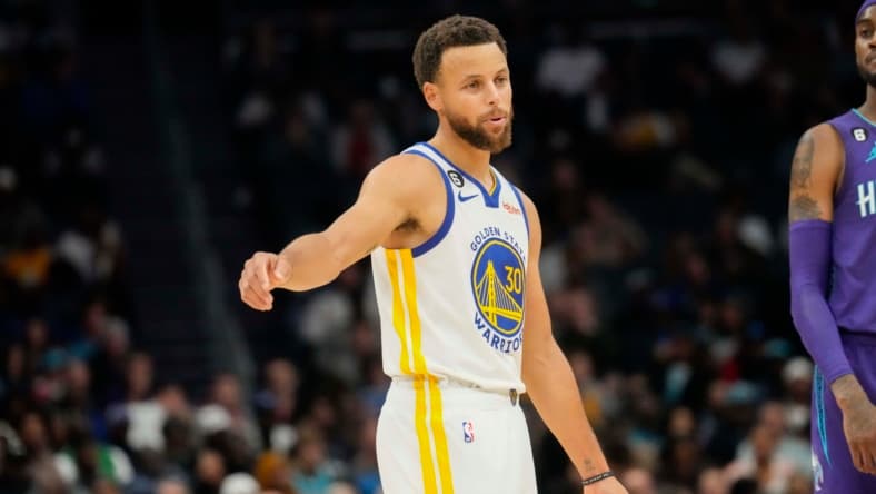 NBA: Golden State Warriors at Charlotte Hornets