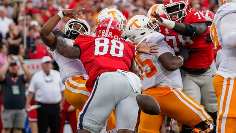NCAA Football: Tennessee at Georgia