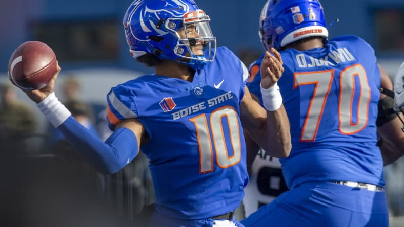 NCAA Football: Utah State at Boise State