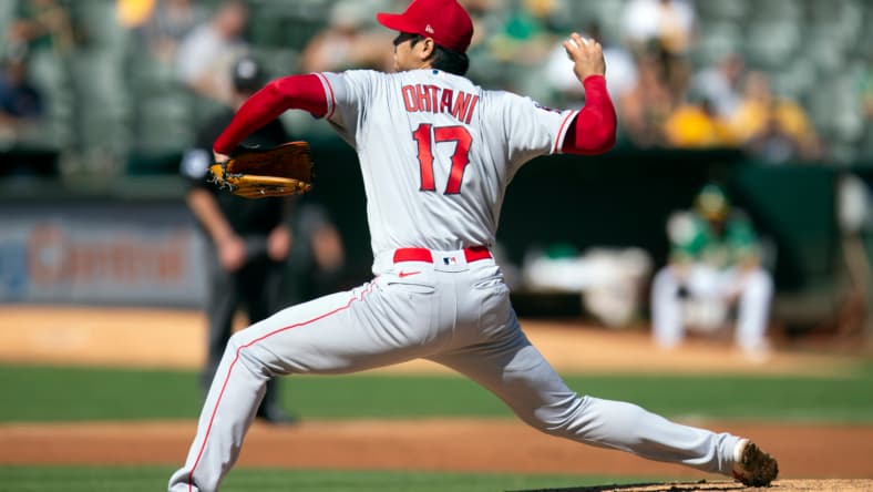 MLB: Los Angeles Angels at Oakland Athletics