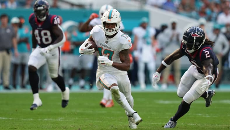 nfl wide receiver rankings; jaylen waddle