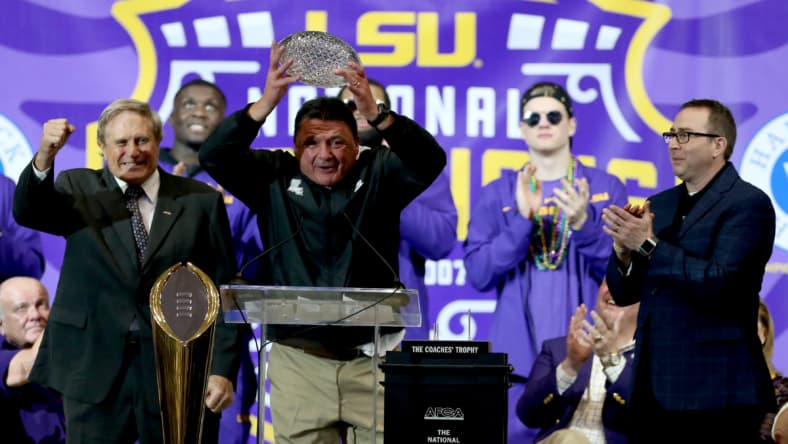 NCAA Football: College Football Playoff National Champions-Louisiana State Celebration