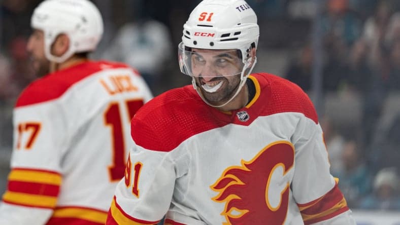 NHL: Calgary Flames at San Jose Sharks