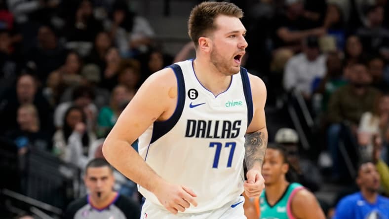 most points nba game: luka doncic