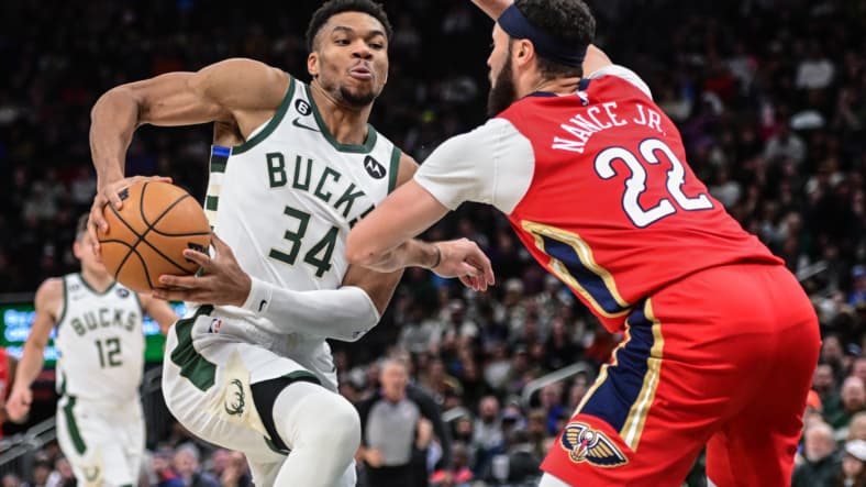 NBA: New Orleans Pelicans at Milwaukee Bucks