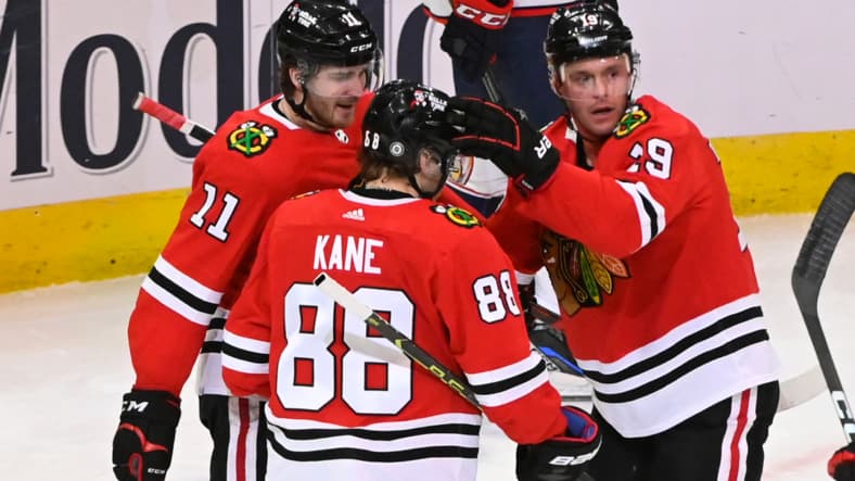 NHL: Columbus Blue Jackets at Chicago Blackhawks