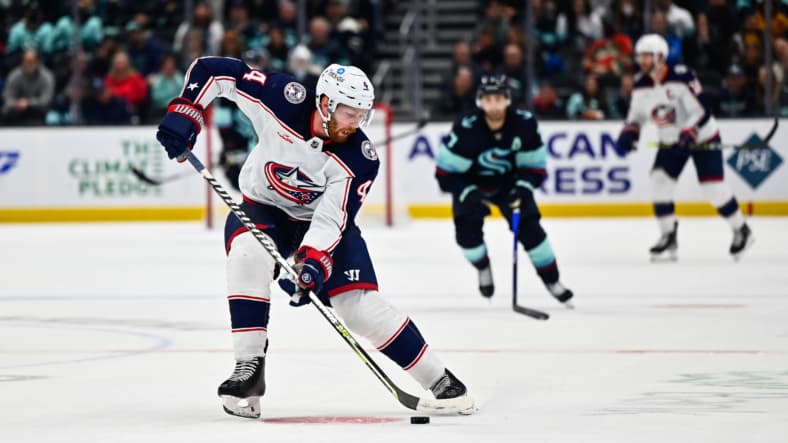 NHL: Columbus Blue Jackets at Seattle Kraken