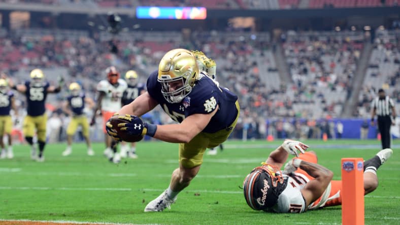 NCAA Football: Fiesta Bowl-Oklahoma State at Notre Dame