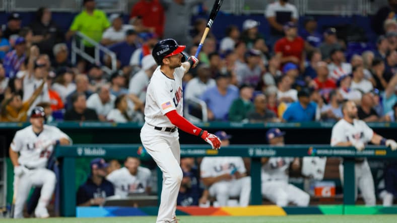 trea turner home run, world baseball classic, united states, japen