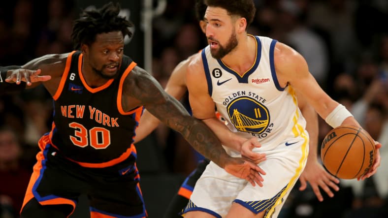 NBA: Golden State Warriors at New York Knicks
