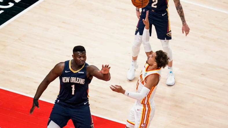 NBA: New Orleans Pelicans at Atlanta Hawks