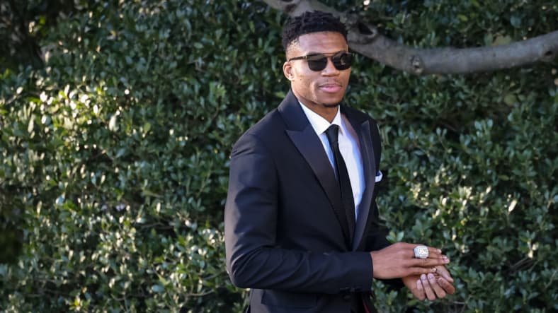 NBA: White House Visit-Milwaukee Bucks NBA Champions