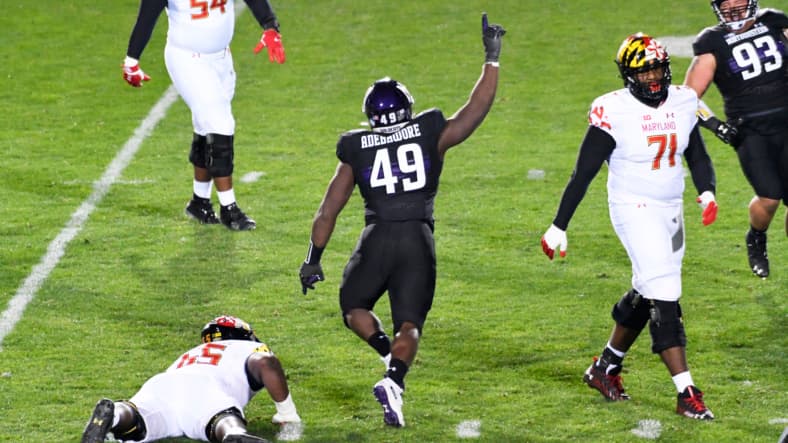 NCAA Football: Maryland at Northwestern