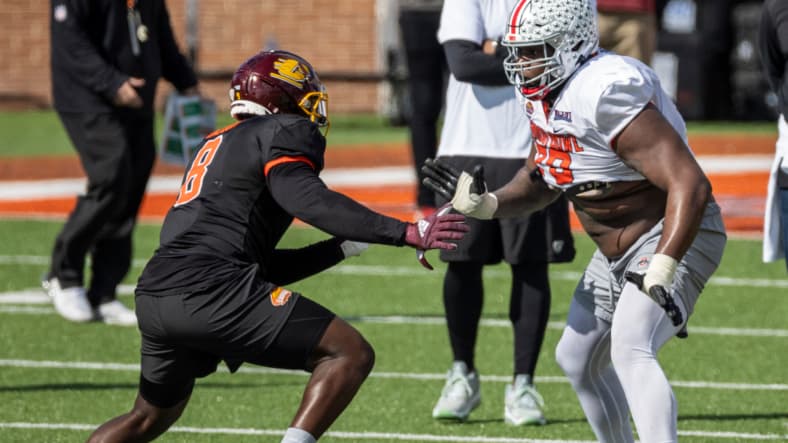 NCAA Football: Senior Bowl Practice