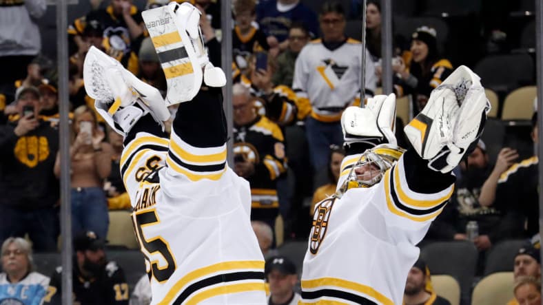 NHL: Boston Bruins at Pittsburgh Penguins