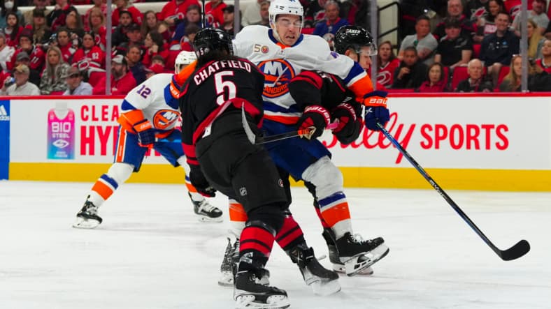 NHL: New York Islanders at Carolina Hurricanes
