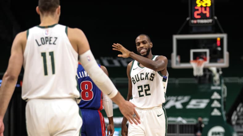 NBA: Detroit Pistons at Milwaukee Bucks