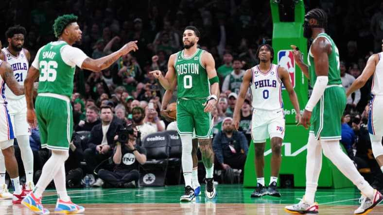NBA: Playoffs-Philadelphia 76ers at Boston Celtics