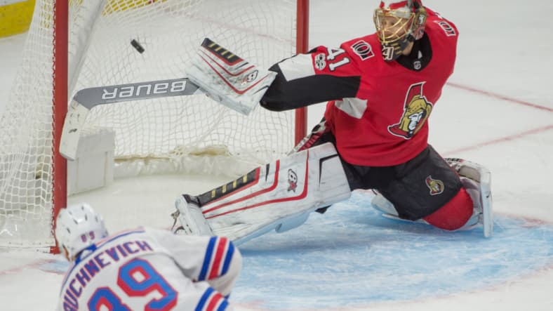 NHL: New York Rangers at Ottawa Senators