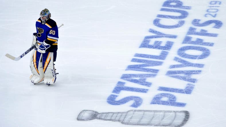 NHL: Stanley Cup Playoffs-San Jose Sharks at St. Louis Blues