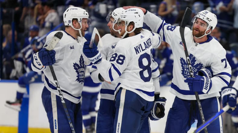NHL: Stanley Cup Playoffs-Toronto Maple Leafs at Tampa Bay Lightning