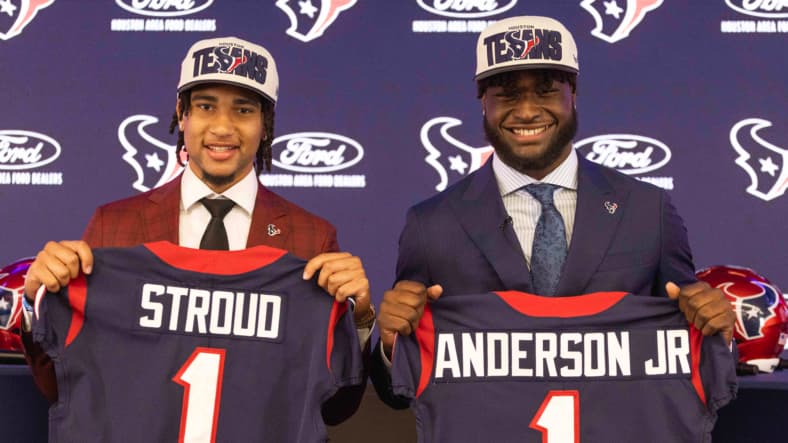 houston texans nfl draft, c.j. stroud, will anderson