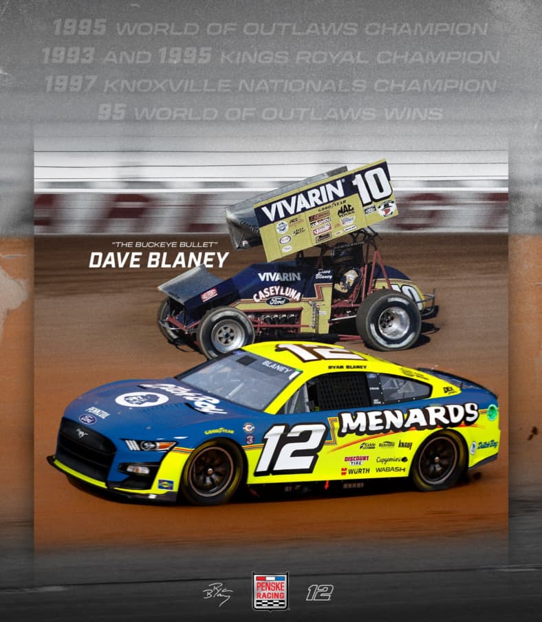 Credit: Ryan Blaney/Twitter