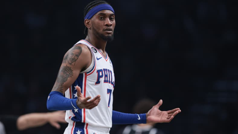 NBA: Playoffs-Philadelphia 76ers at Brooklyn Nets
