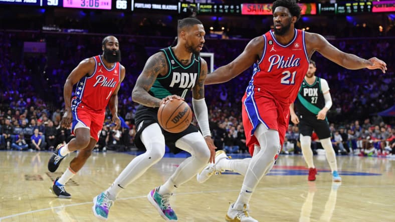damian lillard trade, philadelphia 76ers