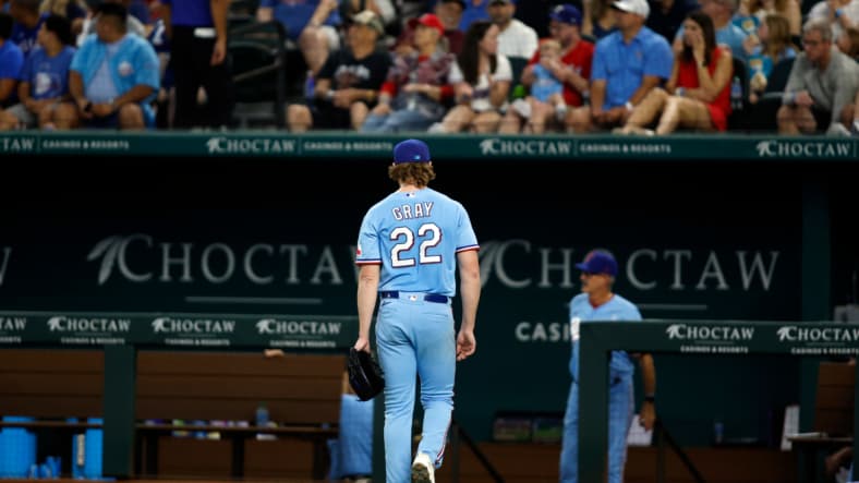 MLB: Toronto Blue Jays at Texas Rangers
