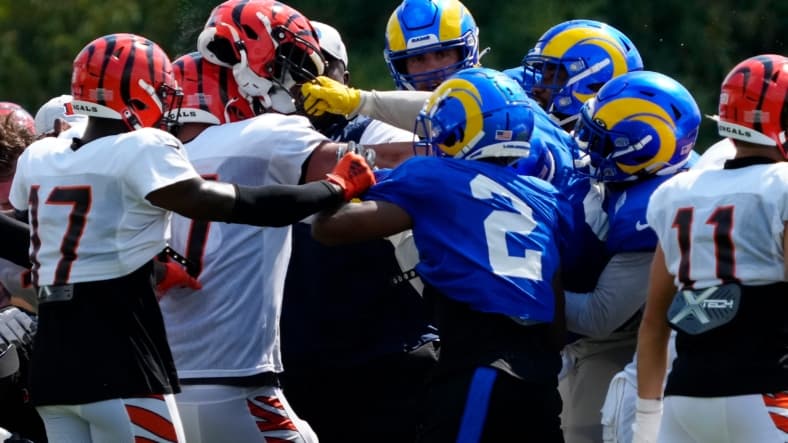 los angeles rams training camp
