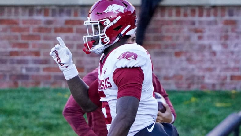 NCAA Football: Arkansas at Missouri