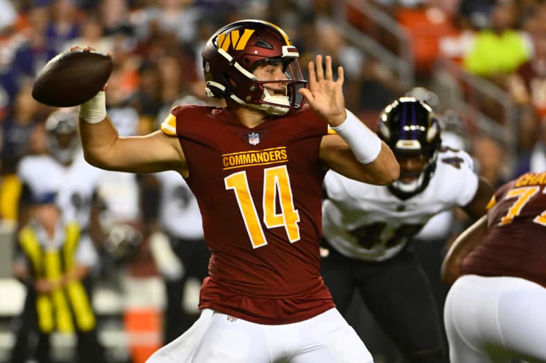 NFL: Preseason-Baltimore Ravens at Washington Commanders