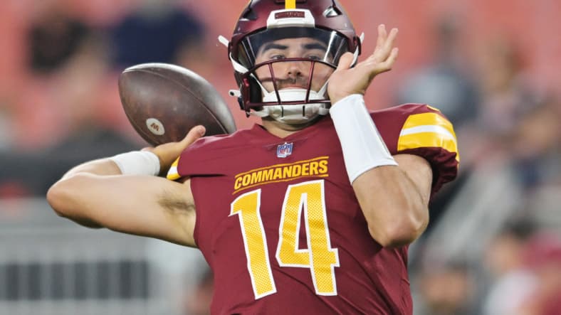 NFL: Preseason-Washington Commanders at Cleveland Browns