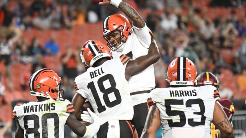 NFL: Preseason-Washington Commanders at Cleveland Browns