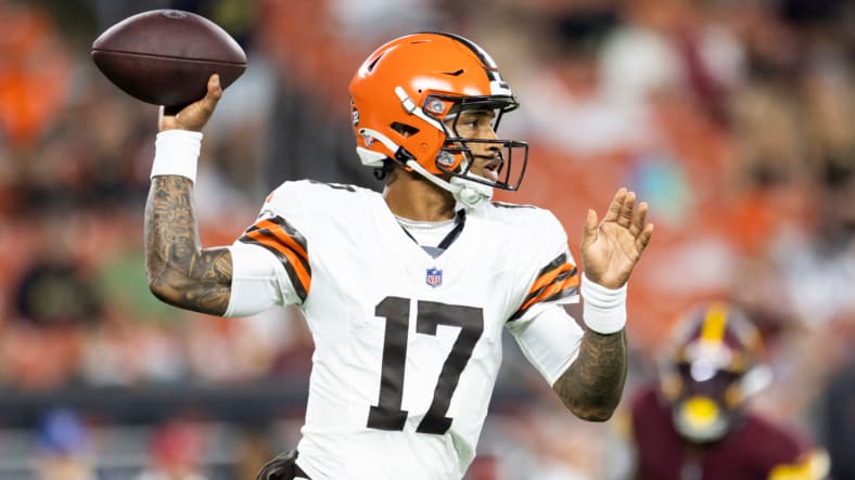 NFL: Preseason-Washington Commanders at Cleveland Browns