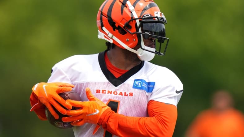 fantasy football mock draft: ja'marr chase