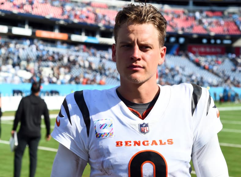 nfl week 5 fantasy football start and sit: joe burrow