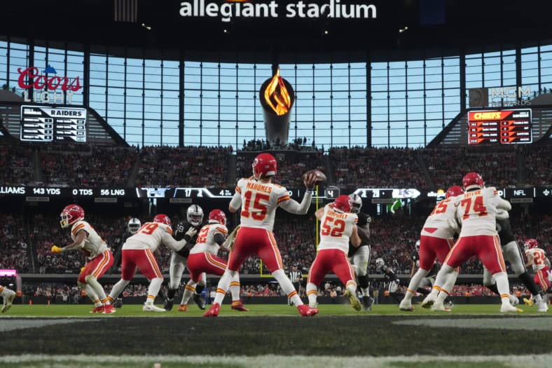 NFL: Kansas City Chiefs at Las Vegas Raiders
