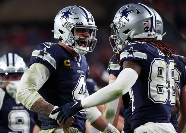 dallas cowboys dak prescott, ceedee lamb