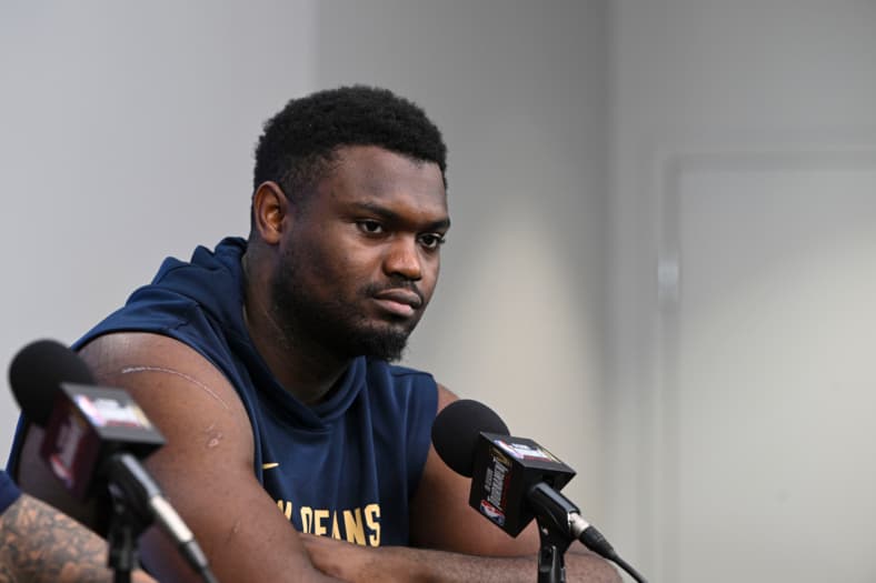 Zion Williamson during NBA in-season tournament