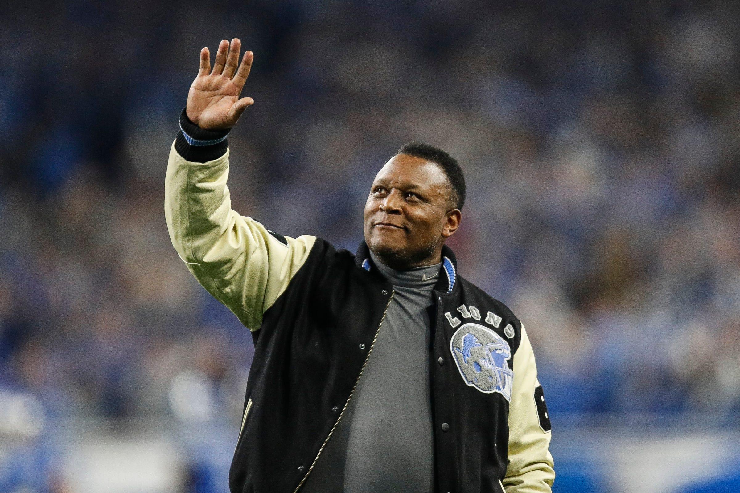 detroit lions running back Barry Sanders