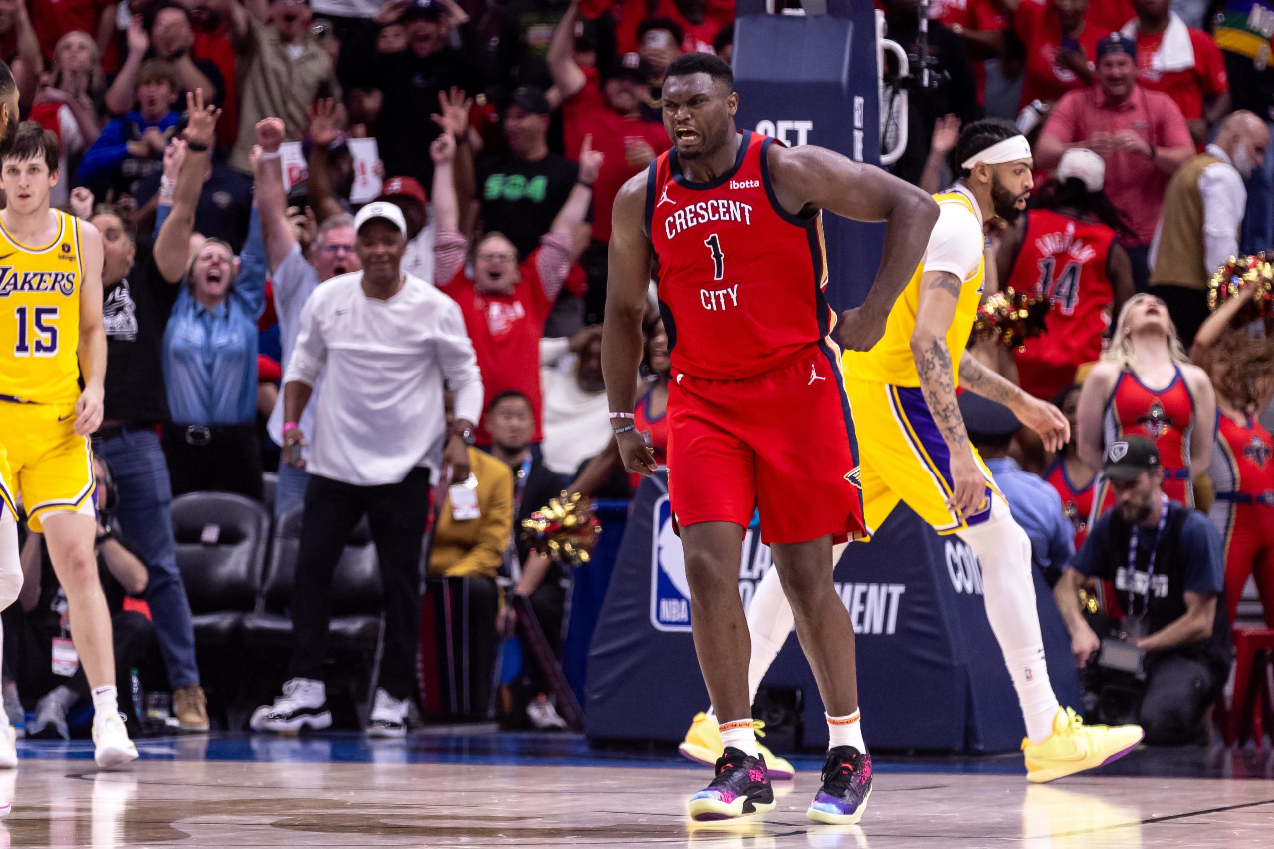 NBA: Playoffs-Los Angeles Lakers at New Orleans Pelicans