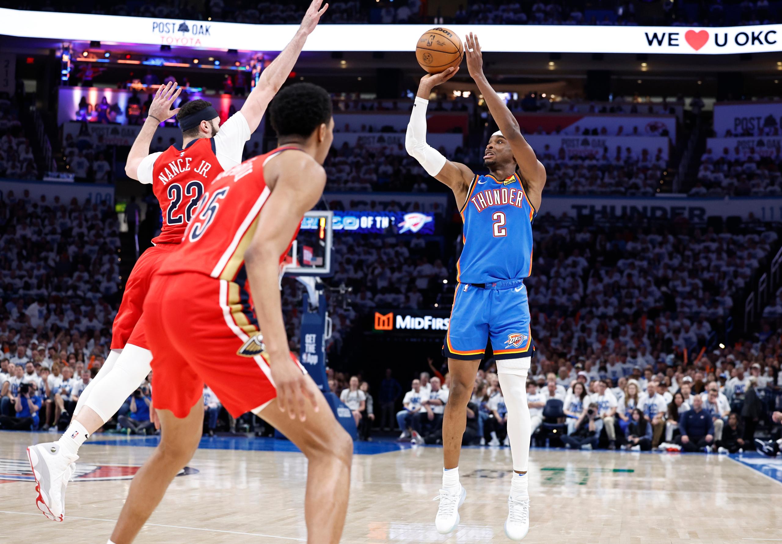 NBA: Playoffs-New Orleans Pelicans at Oklahoma City Thunder